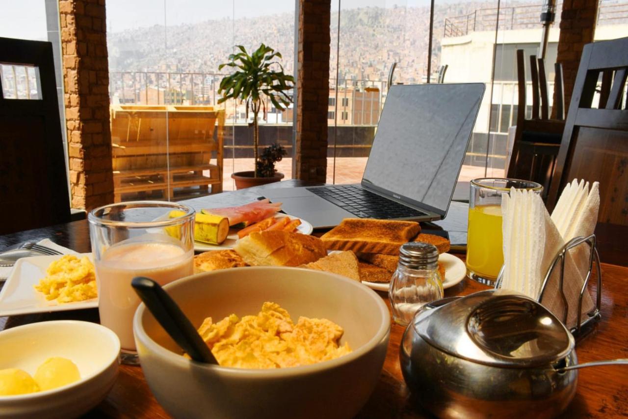 Terraza Hotel Ла Пас Екстериор снимка